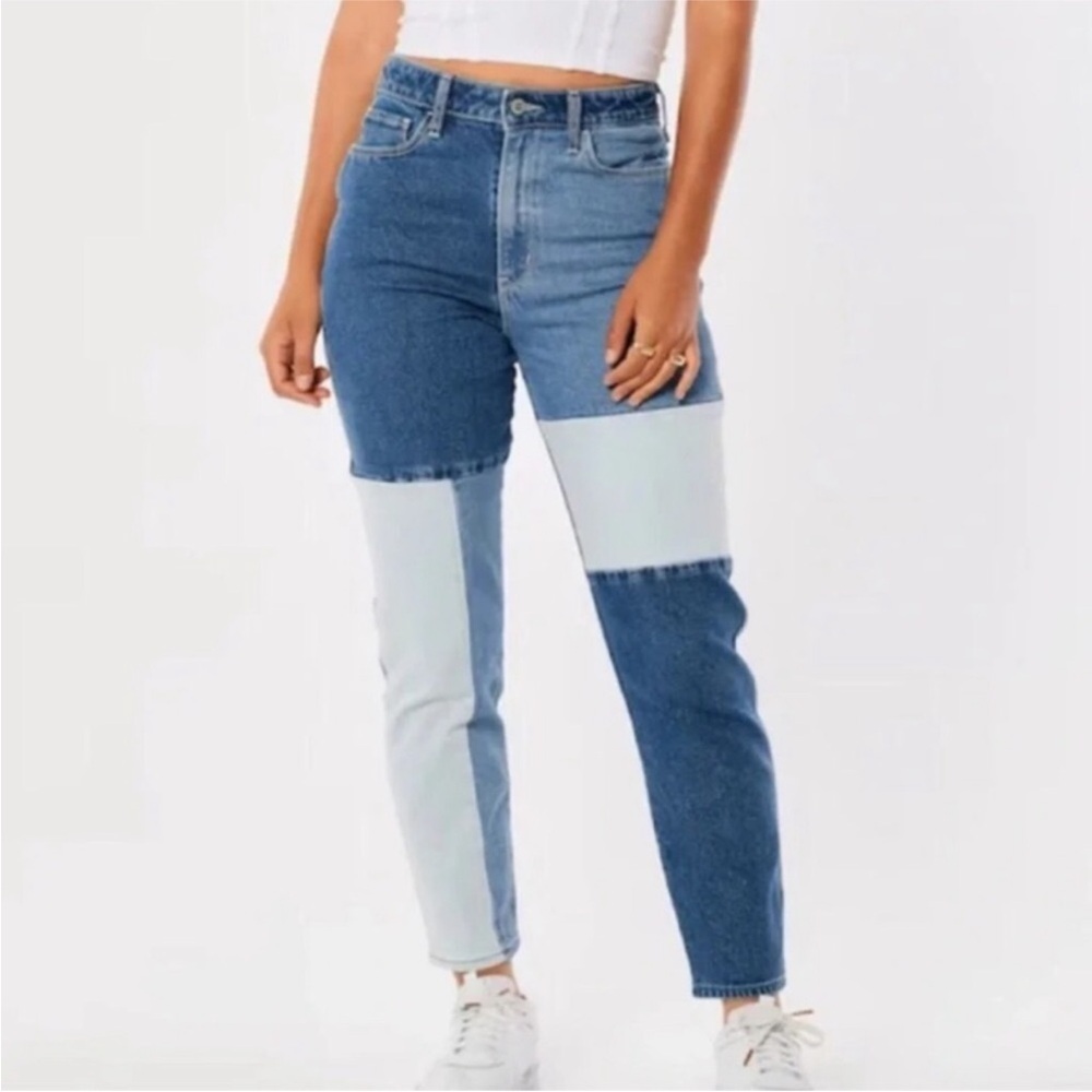 Hollister - Patchwork Two-Tone Jean